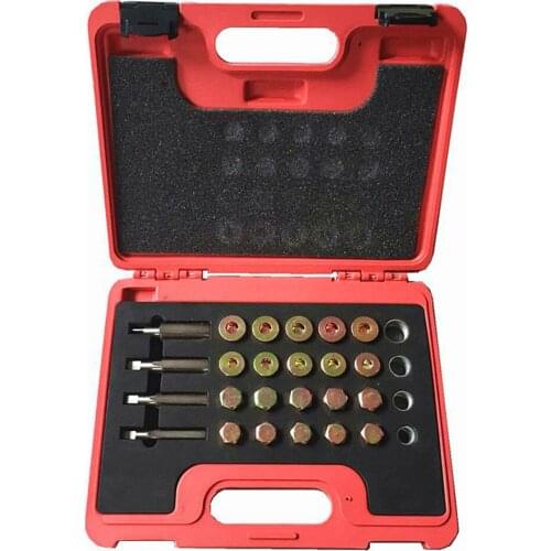 High quality 64Pcs Oil Pan Thread Repair Kit Sump Gearbox Drain Plug Tool Set Car Repairing Tools
