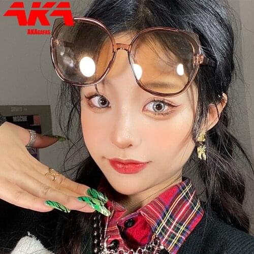 AKAgafas Cats eye Sunglasses Women 2021 Luxury Brand Eyeglasses Women/Men Oversized Glasses Women Designer Lentes De Sol Mujer