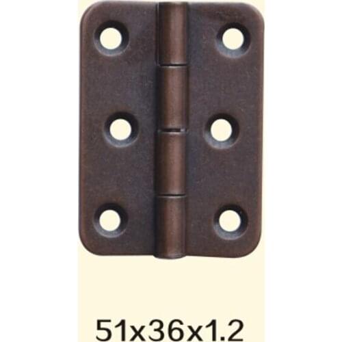 Freeshipping 51*36*1.2mm Iron Metal Hinge Sewing Machine Folding Table Furniture Flip Tray Hinges Big Door Hinges