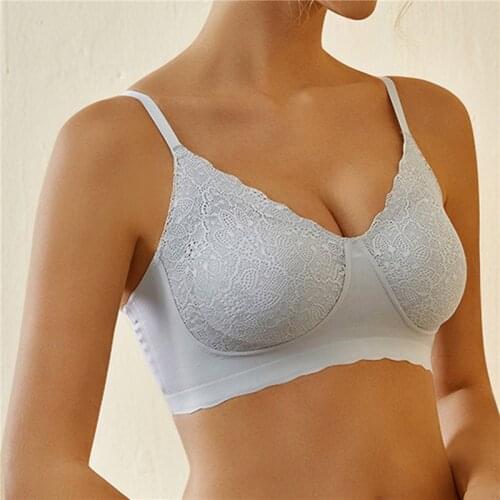 Seamless Bras For Ladies Latex Push Up Underwear Ladies Bra Gathers Shock-Proof Pad Bralette Wireless Brassiere Female Intimates