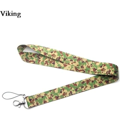 Camouflage Lanyard For keys Whistle Camera Security Badges Cool ID Badge Holder Phone Neck Straps Hang Rope Lanyards G0893