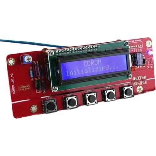 CD/DVDrom Optical Drive Controller DIY player CD driver, turn to disk, IDE CD-ROM finished product with remote control