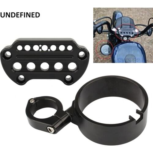 Motorcycle Side Mount Instrument Bracket Speedometer Relocation Cover For Harley Sportster XL883 XL1200 Iron 883 Forty-Eight 72