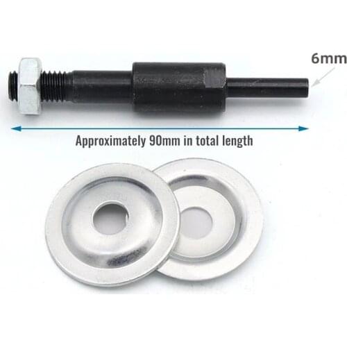 6mm 8mm Electric Drill Conversion Angle Grinder Connecting Rod Cutting Disc Grinders Black With Silver Spindle Adapter