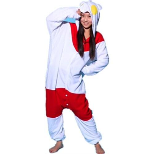Unisex Fleece Cute Altman Pajamas Onesies Hooded Animal Pajama Ultraman Cosplay Costumes Pyjama Halloween Free Shipping