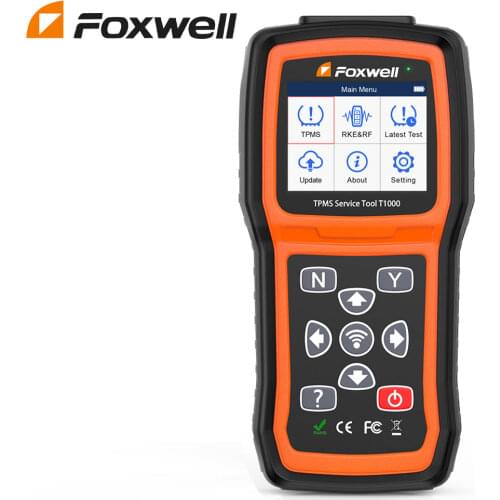 FOXWELL T1000 Tire Pressure Monitoring OBD2 Auto TPMS Sensor Programming Tire Pressure Monitor Activate Diagnostic Tool