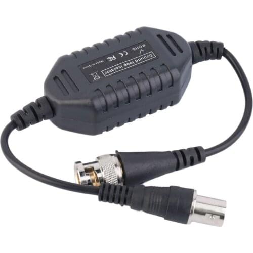 Coaxial Video Ground Loop Isolator CCTV Balun Ground Loop Isolator Coaxial BNC Male to Female For Video Surveillance CCTV System