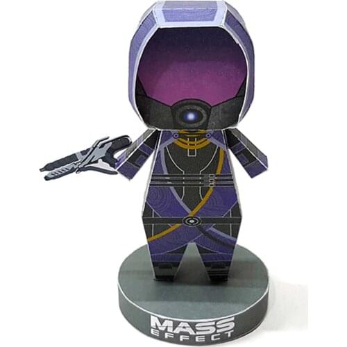 Mass Effect Tali'Zorah Folding Cutting Mini Cute 3D Paper Model Papercraft Game Figure DIY Cubee Kids Adult Craft Toys PZ-083