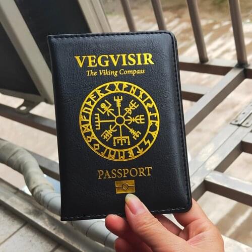 Compass Passport Cover Vegvisir Logo Case for Passports