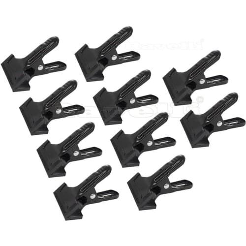 Photo Background Muslin Spring Metal Clamps Photography Video Studio Clips 12pk