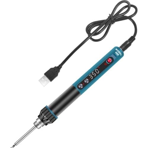 CXG968 Portable Electric Soldering Iron Precise Temperature Adjustment Intelligent Sleep Automatic Shutdown Quick Heating