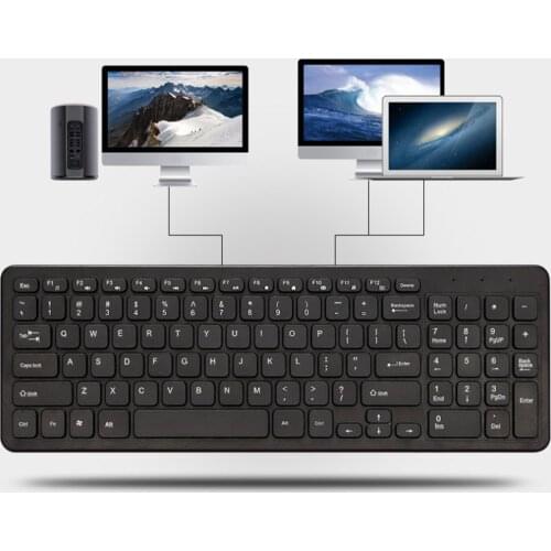 Wire USB Keyboard Comfortable Quiet Chocolate Keys Durable Ultra-Slim Wired Computer Keyboard For PC Computer