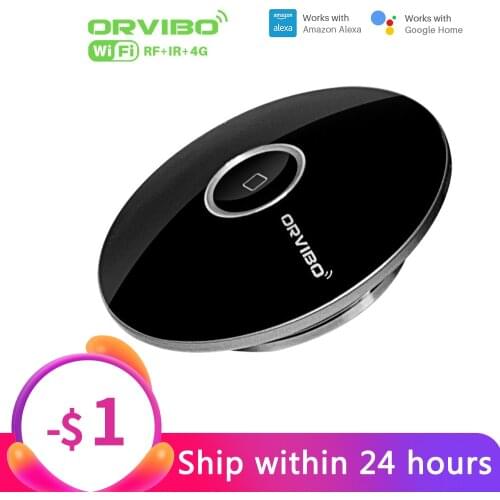 Orvibo Allone Pro Universal Smart WIFI IR RF Remote Controller 433MHz Works With Alexa Google Home Via Smartphone APP Control