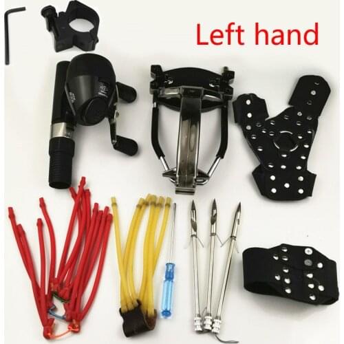 Slingshots hunting fish fishing accessories sling shot reels glove outdoor camping tools high velocity for fishing catapult