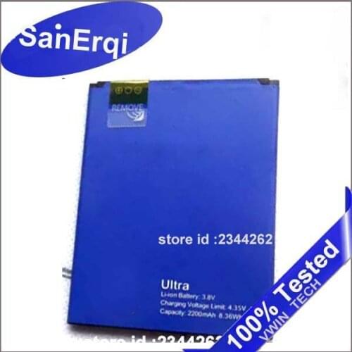 SanErqi For Blackview Ultra A6 Battery Batterie Bateria Accumulator AKKU 2200mAh