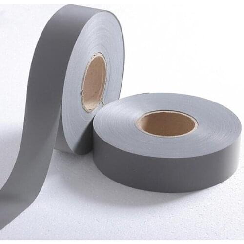 High Visibility Gery Reflective Polyester Fabric for Clothing Sew On