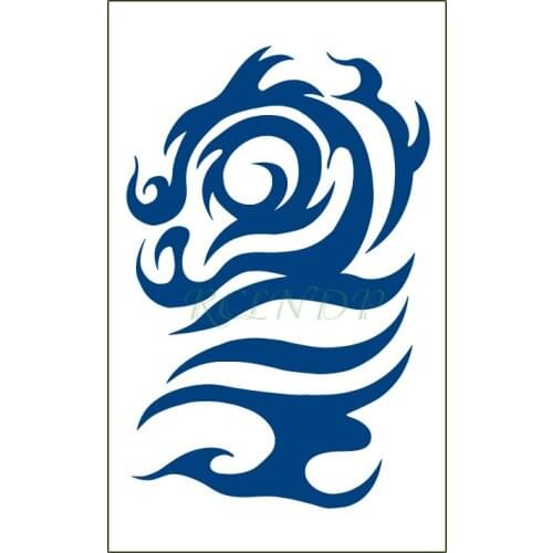 Waterproof Temporary Juice Tattoo Sticker Flame Element Lasting Tattoos Flash Tatoo Fake Tatto Body Art for Men Women