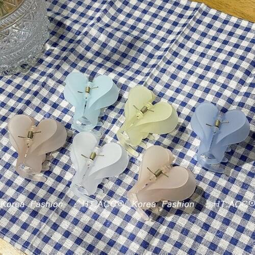 Double-layer love haircatch the back of the head creative shark clip elegant cute girl plate hairpin hair accessories female