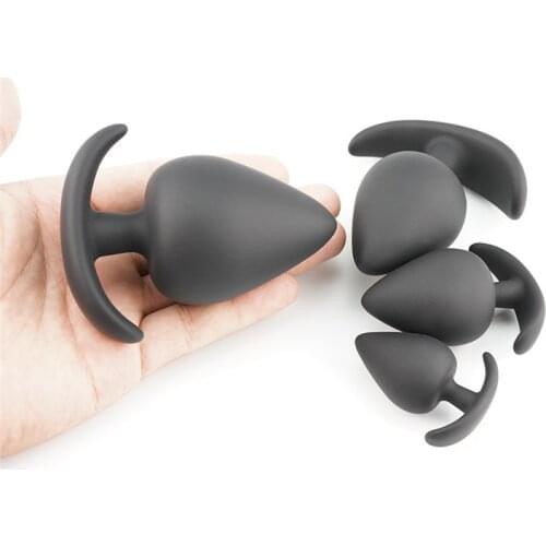 1PC Pure Silicone Butt Plug Soft for Men and Women Going Out Wear Anal Plugs Prostate Clitoris Stimulator Butt Plug Sex Toys