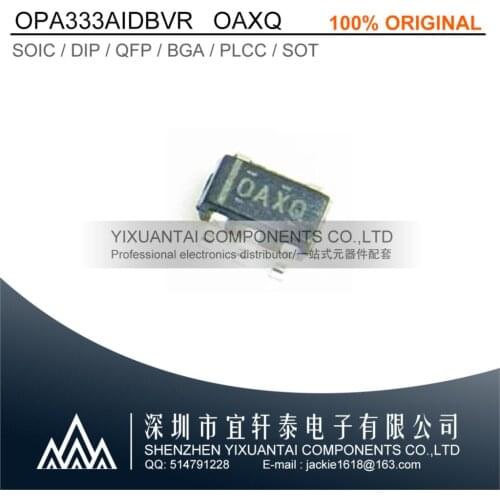 10pcs/lot 50pcs/lot 100pcs/lot Free shipping 100% original OPA333AIDBVR OPA333 OAXQ SOT23-6