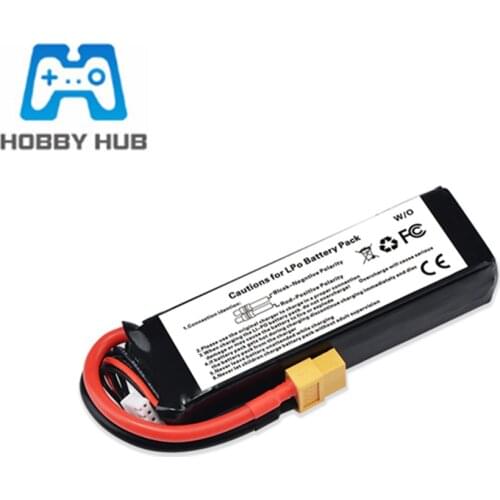 11.1V 2200mAh Lipo Battery For Walkera Runner 250 250-Z-26 RC Drone Spare Parts 3s 11.1v Battery XT60 Plug 1pcs to 2pcs