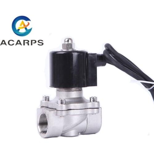 3/4” Normally Closed Underwater Solenoid Valve 220v 12v 110v Stainless Steel NPT BSP