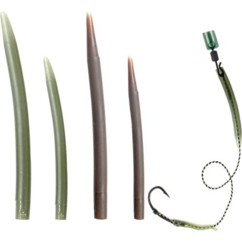 50Pcs/Lot Carp Fishing Anti Knot Sleeve Accessories Rig Tubing Hook Swivel Connector Sleeve for Fishing Line Protection Tools