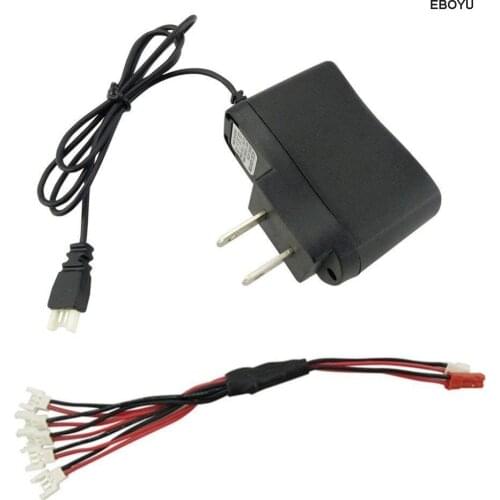 3.7V Charger Adapter +2 to 5 Lipo Battery Charger Cable for Syma X5C X11 X13 X5SC X5SW/Hubsan H107C H107D H107L M68 M62 H8