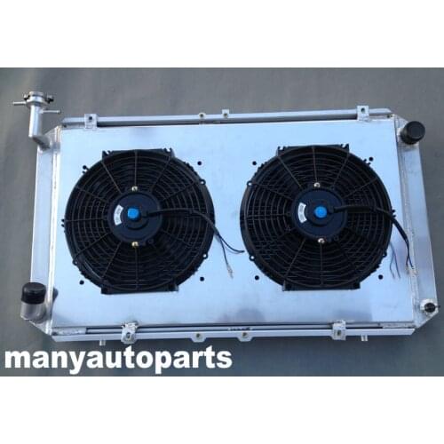 FOR NISSAN PATROL GQ SAFARI 2.8 & 4.2LT DIESEL Y60 aluminum radiator+SHROUD+FANS