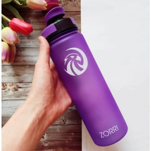 Zorri Water Bottle 600ml / 800ml Plastic Drinkware Tour Outdoor Sports School Airtight Seal Pumpkin Rock Climbing Water Bottles