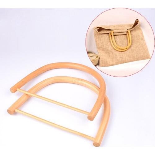 150MM Wood Handle,Vintage Style wooden handleFor Handbag Casual,Handle For Womens and Purse
