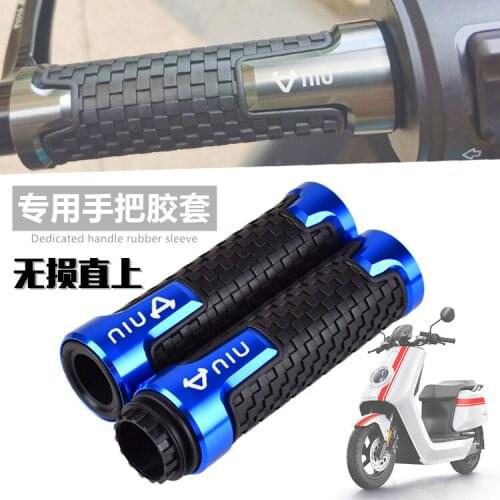 For Niu U+ Ngt Nqi N1s Handle Rubber Sleeve Rubber Non Slip Accelerator Special Accessories Handlebar Grips