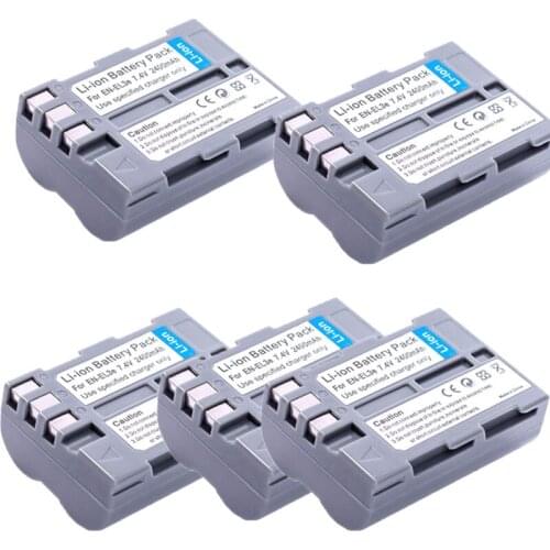 EN-EL3E EN-EL3 EN EL3 EN EL3E Battery +New LED Dual Charger with Type C Port for Nikon D30 D50 D70 D70S D90 D80 D100 D200 D300