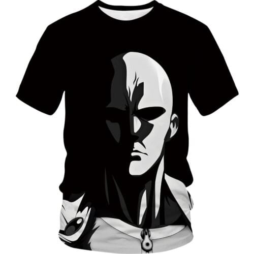 Anime T-shirt One Punch Man 3D Print Men Women Casual Fashion Streetwear O-Neck Hip Hop T Shirt Harajuku Male Tees Tops Clothing