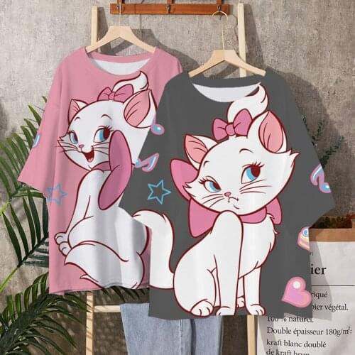 Disney Y2k Anime Harajuku Korean Fashion Oversized T Shirt Kawaii Clothes Summer Plus Size Women Clothing Graphic t shirts