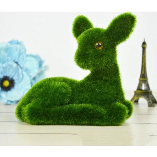 1pcs, Artificial Moss foam Graceful Deer,creative wedding gifts for guests,Wedding Birthday party decoration,Valentines Day gift