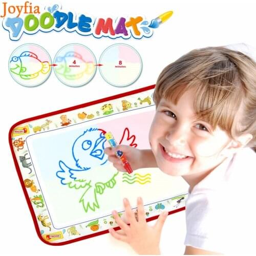 38*29cm Magic Water Drawing Board Coloring Book with Water Pen Painting Doodle Mat Education Toys for Children Birthday Gift
