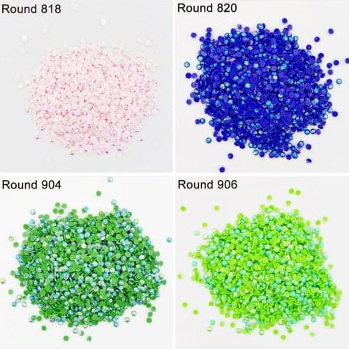 Round AB Stone 5D Diamond Painting Square AB Colored Diamond Electroplating Mosaic Making Diamond Painting-Square &Round Diamond