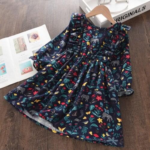 Melario Fall Flower Girls Dresses Korean Toddler Chidlren Costume Autumn Little Girl Clothes Baby Kids Dress Vestidos Girlymax