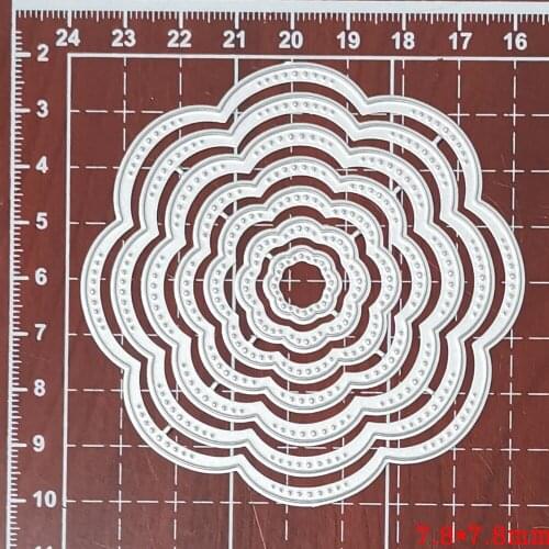 Metal Cutting Dies New Crafts Floral frame Border Die Mold Stencil For DIY Scrapbook Paper Cards Decorative Embossing Die