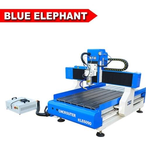 Mini cnc 6090 router wood cutting horizontal milling machine