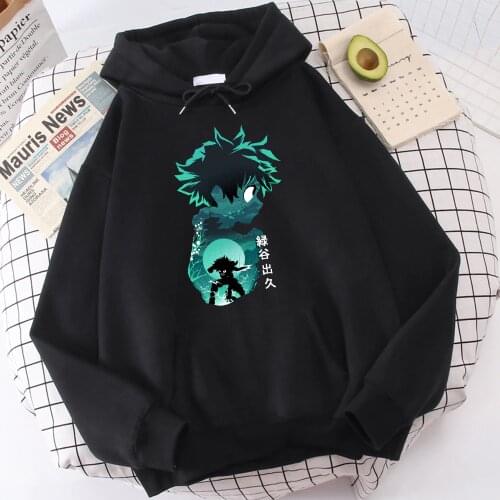 My Hero academia Men Hoodies Street Fashion Sweatshirt Crewneck Anime Clothes Loose Fashion Men Hoodies High Quality Hoody New