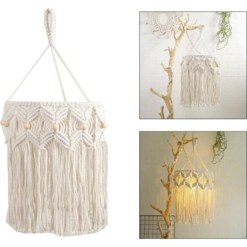 Lamp Shade Boho Light Cover Tassel Hanging Lamp Home Living Room Dorm Decoration