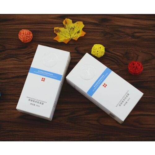 Cheap price small folded tuck top cosmetic lipstick box full color printed paper packaging for lip balm protector ---XP0717