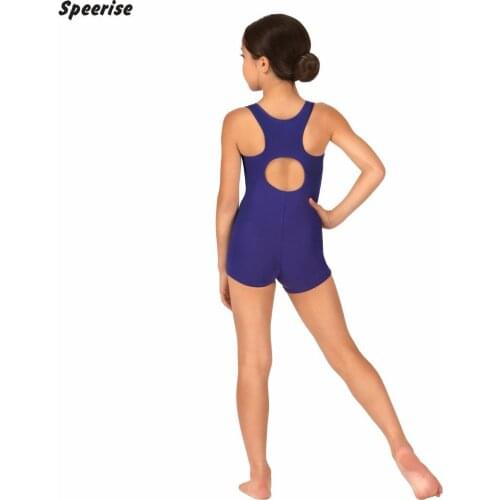 New Children Girls Dancer Spandex Leotard Sleeveless Ballet Dance Practice Clothes Kids Gymnastics Sportswear Body Suit Costume