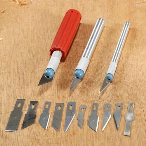 New 13Pcs Wood Carving Hand Chisel Set Cutter Pen Knife Sculpting Knives Woodworking Carpenter Tools Set Repair DIY Cutting Tool