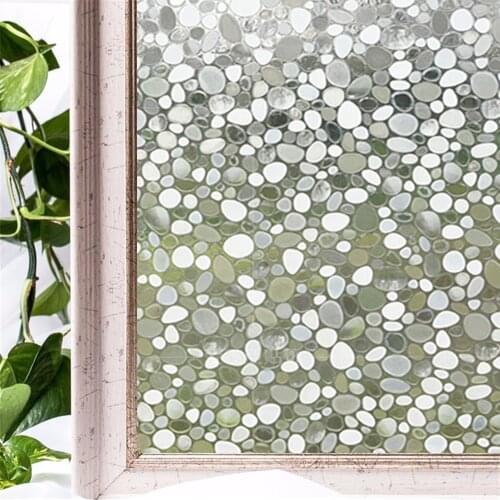 SUNICE Non-adhesive Solid Reflective Static Cling Window film Easy to Rmovable Sun Protection Use for Glass Bathroom Privacy