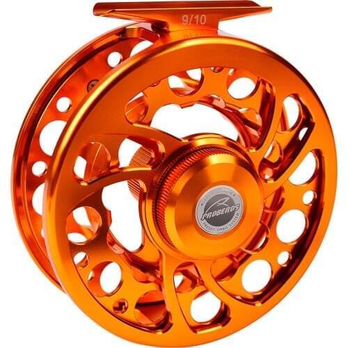 Proberos CNC Machined Fly Fishing Reel Trout Fishing Anti-corrosion Aluminum Alloy Metal Reel 5/7wt 7/9wt 9/10wt