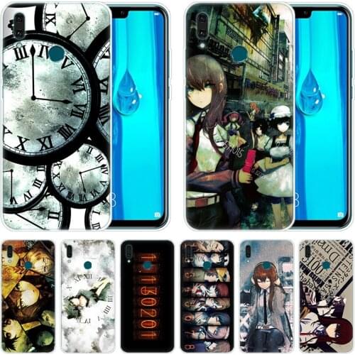 Silicone Case Anime Steins Gate for Huawei Mate 30 20 Lite 10 Pro Y5 Y6 Y7 Pro 2019 Y9 Prime 2019 2018 Y6 Pro 2017 Fashion Cover