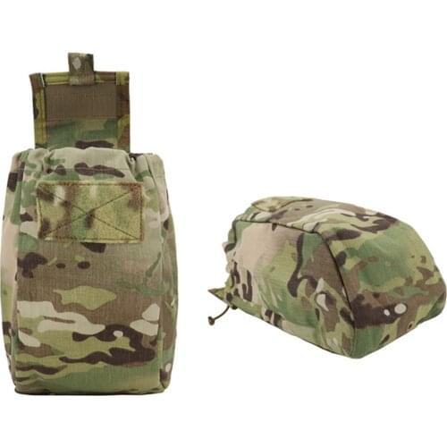 Sunsnow Tactical Folding Dump Pouch Multipurpose Tactical Bag Tactics Airsoft Accessories - MC BK RG